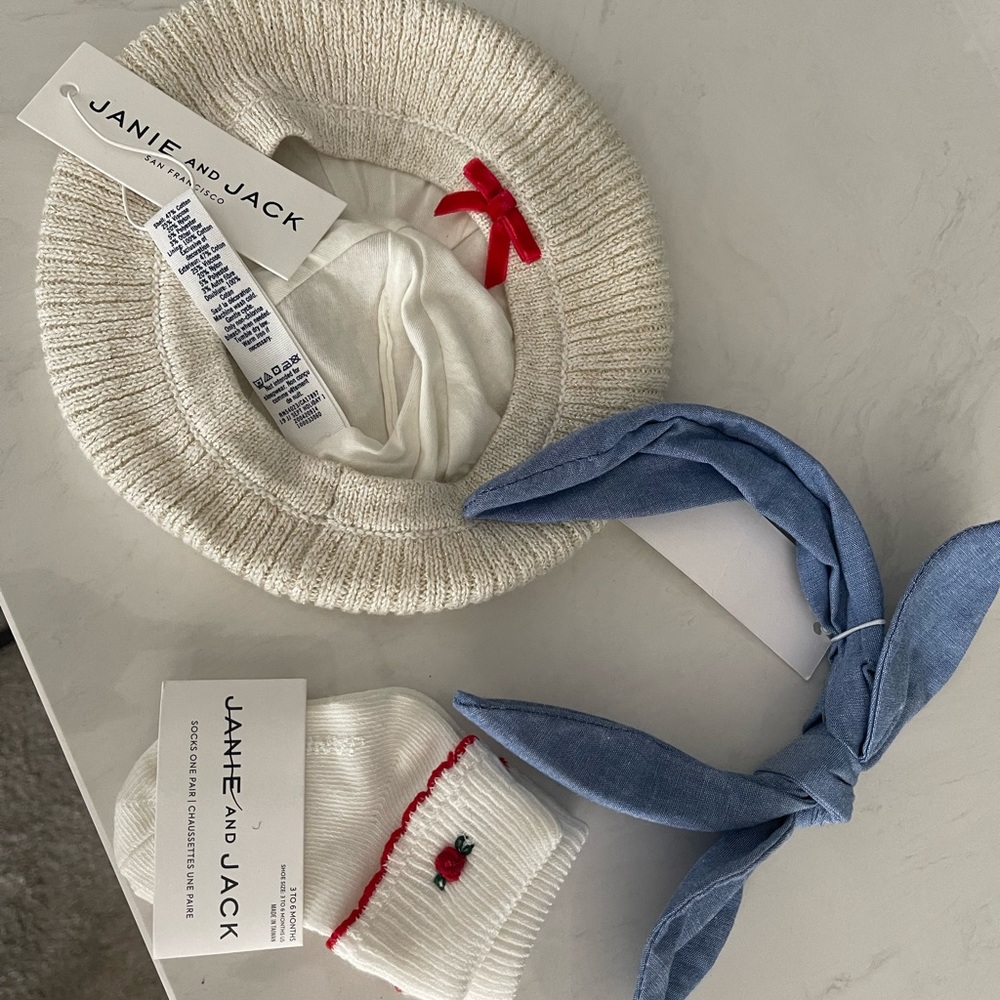 Baby girl Janie and Jack accessories